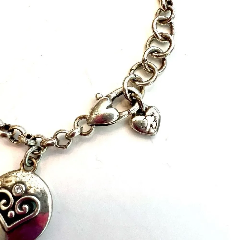 BRIGHTON Crystal Heart Dangle Bracelet - Picture 4 of 6